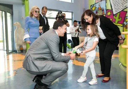 Επίσκεψη Υπουργού Υγείας Βασίλη Κικίλια στην Ογκολογική Μονάδα Παίδων