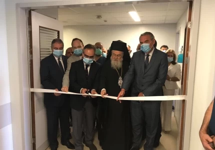 Εγκαίνια λειτουργίας της Μονάδας Εντατικής Θεραπείας ΓΝ Ζακύνθου - Χαιρετισμός Υφυπουργού Υγείας Βασίλη Κοντοζαμάνη