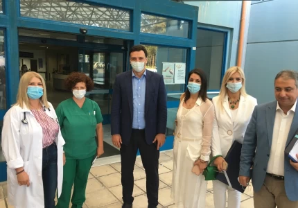 Ο Υπουργός Υγείας, Β. Κικίλιας στην Κέρκυρα. Νέος, μεγάλος, τελευταίας τεχνολογίας μοριακός αναλυτής στο νοσοκομείο του νησιού