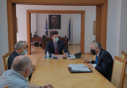Συνάντηση Υπουργού Υγείας Βασίλη Κικίλια με τον Πρόεδρο του Κεντρικού Ισραηλιτικού Συμβουλίου Ελλάδος Δαυίδ Σαλτιέλ