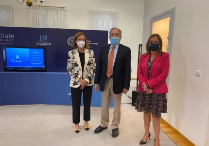 Συνάντηση Υφυπουργού Υγείας Ζωής Ράπτη με τον Καθηγητή Παναγιώτη Μπεχράκη