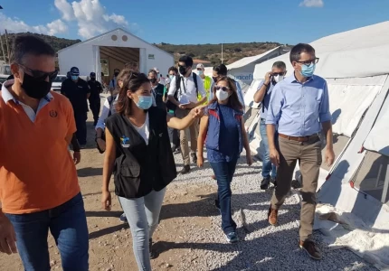 Επίσκεψη Υφυπουργού Υγείας Ζωής Ράπτη στο Κέντρο Υποδοχής και Ταυτοποίησης Λέσβου, στο Γενικό Νοσοκομείο Μυτιλήνης και το ΚΟ.ΚΕ.Ψ.Υ.Π.Ε.