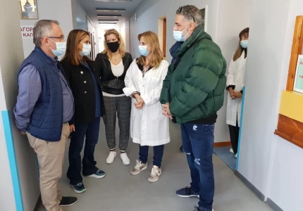 Επίσκεψη Υφυπουργού Υγείας Ζωής Ράπτη στο ΚΥ Καρλοβάσου και στο Δήμο Δυτικής Σάμου