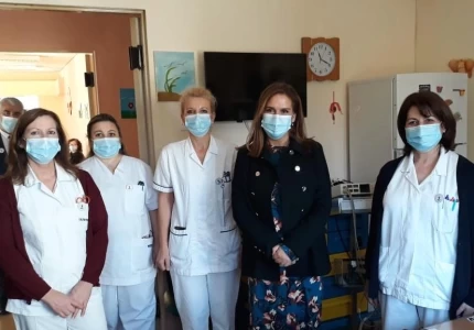 Επίσκεψη Υφυπουργού Υγείας Ζωής Ράπτη στο ΓΝ Νέας Ιωνίας Κωνσταντοπούλειο - Πατησίων Αγία Όλγα