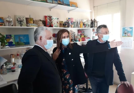 Επίσκεψη Υφυπουργού Υγείας Ζωής Ράπτη στο ΓΝ Νέας Ιωνίας Κωνσταντοπούλειο - Πατησίων Αγία Όλγα