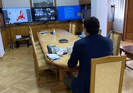 Σεμινάριο για τον προσυμβατικό έλεγχο των συμβάσεων του Υπουργείου Υγείας διοργάνωσαν ο Υπουργός Υγείας Βασίλης Κικίλιας και ο Πρόεδρος του Ελεγκτικού Συνεδρίου Ιωάννης Σαρμάς