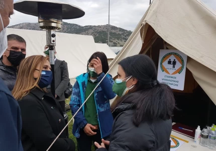 Επίσκεψη Υφυπουργού Υγείας Ζωής Ράπτη στη Λάρισα