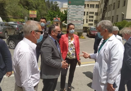 Επίσκεψη Αναπληρωτή Υπουργού Υγείας Β. Κοντοζαμάνη σε υγειονομικές δομές του Νομού Λακωνίας