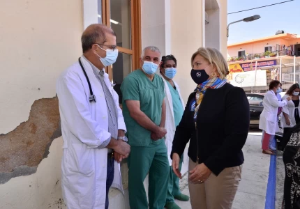 Επίσκεψη Αναπληρώτριας Υπουργού Υγείας Μίνας Γκάγκα στη Χίο