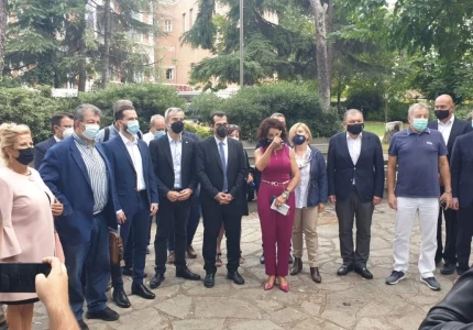 Επίσκεψη του Υπουργού Υγείας Θ. Πλεύρη και της Αναπληρώτριας Υπουργού Υγείας Μ. Γκάγκα στη Θεσσαλονίκη