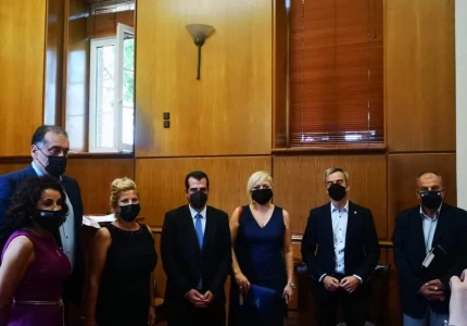 Επίσκεψη του Υπουργού Υγείας Θ. Πλεύρη και της Αναπληρώτριας Υπουργού Υγείας Μ. Γκάγκα στη Θεσσαλονίκη