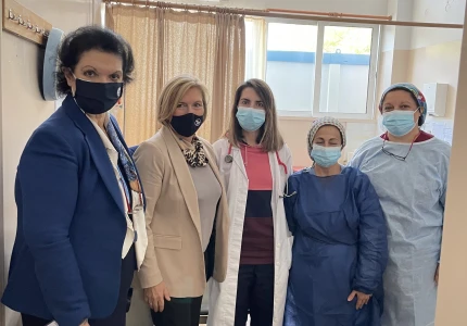 Δεύτερη περιοδεία της Αναπληρώτριας Υπουργού Υγείας Μίνας Γκάγκα στα Νοσοκομεία της 4ης Υγειονομικής Περιφέρειας (ΥΠΕ)