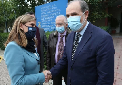 Επίσκεψη Υφυπουργού Υγείας Ζωής Ράπτη στο Γ.Ν. Ασκληπιείο Βούλας