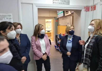 Για πρώτη φορά mega εμβολιαστικό κέντρο μέσα σε νοσοκομείο
