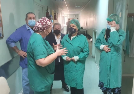 Επίσκεψη της Αναπληρώτριας Υπουργού Υγείας  Μίνας Γκάγκα στα νοσοκομεία «Έλενα Βενιζέλου» και «Κοργιαλένειο – Μπενάκειο»