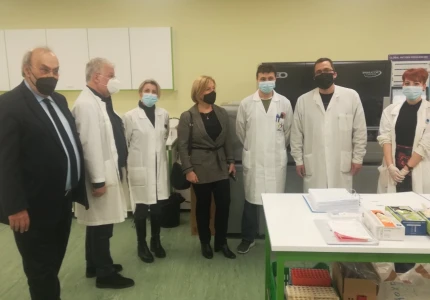 Η αναπληρώτρια Υπουργός Υγείας Μίνα Γκάγκα στο Εθνικό Κέντρο Αιμοδοσίας