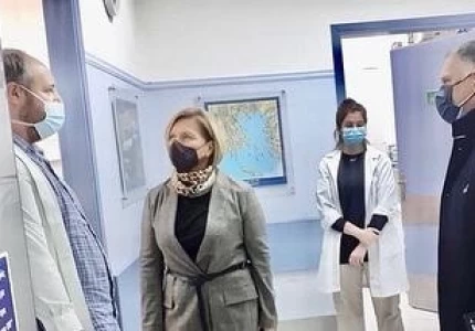 Επίσκεψη Αναπληρώτριας Υπουργού Υγείας Μίνας Γκάγκα στο Νοσοκομείο Σπάρτης