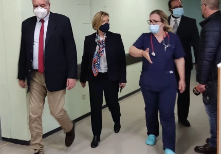 Επισκέψεις Αναπληρώτριας Υπουργού Υγείας Μίνας Γκάγκα στα νοσοκομεία Λιβαδειάς, Θήβας και Άμφισσας