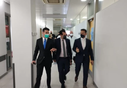 Επίσκεψη Υπουργού Υγείας Θάνου Πλεύρη στο ΓΝΑ Ευαγγελισμός