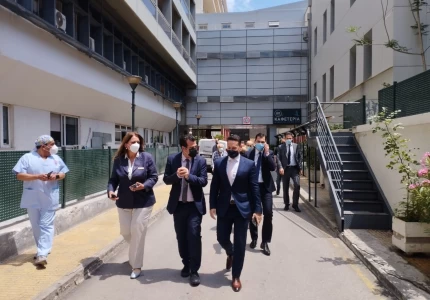 Επίσκεψη Υπουργού Υγείας Θάνου Πλεύρη στο ΓΝΑ Ευαγγελισμός