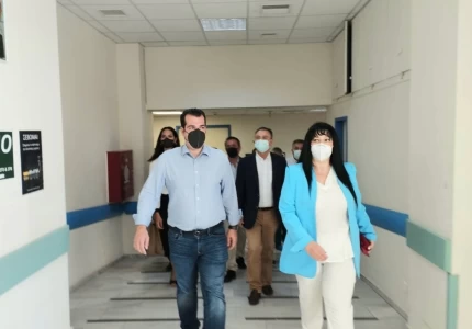 Επίσκεψη Υπουργού Υγείας Θάνου Πλεύρη στη Χίο