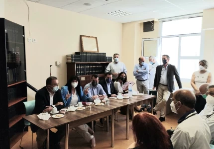 Επίσκεψη Υπουργού Υγείας Θάνου Πλεύρη στη Χίο