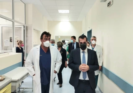 Επίσκεψη Υπουργού Υγείας Θάνου Πλεύρη στο ΓΝΑ Λαϊκό