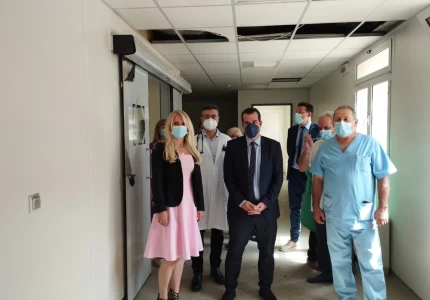 Επίσκεψη Υπουργού Υγείας Θάνου Πλεύρη στο νοσοκομείο ΕΛΕΝΑ ΒΕΝΙΖΕΛΟΥ