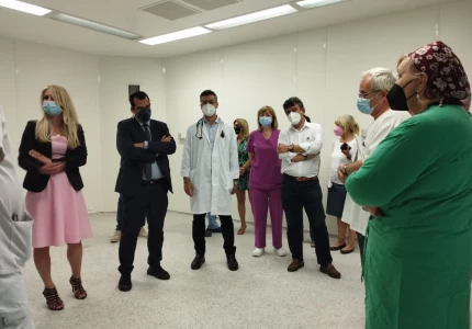 Επίσκεψη Υπουργού Υγείας Θάνου Πλεύρη στο νοσοκομείο ΕΛΕΝΑ ΒΕΝΙΖΕΛΟΥ