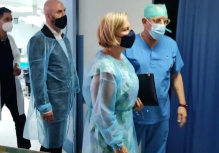 Επίσκεψη της Αναπληρώτριας Υπουργού Υγείας, Μίνας Γκάγκα,  στο Νοσοκομείο «Παμμακάριστος»