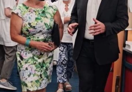 Επίσκεψη της Αναπληρώτριας Υπουργού Υγείας, Μίνας Γκάγκα,  στο Νοσοκομείο «Παμμακάριστος»