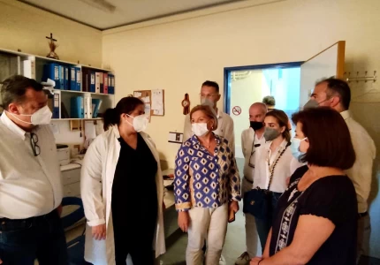 Επίσκεψη Αναπληρώτριας Υπουργού Υγείας Μίνας Γκάγκα στην Τήνο 