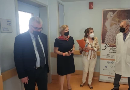 Επίσκεψη Αναπληρώτριας Υπουργού Υγείας Μίνας Γκάγκα στο νοσοκομείο Αλεξάνδρα