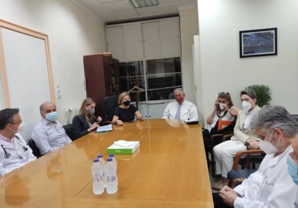 Επίσκεψη Αναπληρώτριας Υπουργού Υγείας Μίνας Γκάγκα στο Γενικό Νοσοκομείο Αθηνών Λαϊκό