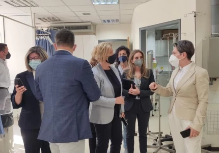 Επίσκεψη Αναπληρώτριας Υπουργού Υγείας Μίνας Γκάγκα στο Γενικό Νοσοκομείο Αθηνών Λαϊκό