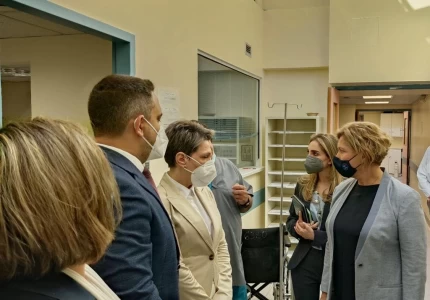 Επίσκεψη Αναπληρώτριας Υπουργού Υγείας Μίνας Γκάγκα στο Γενικό Νοσοκομείο Αθηνών Λαϊκό