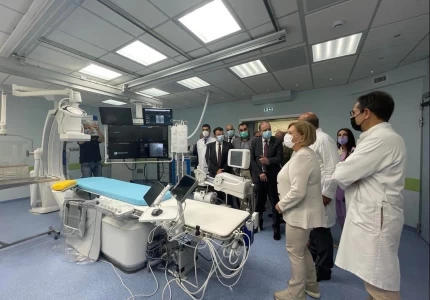 Το υπερσύγχρονο Αιμοδυναμικό Εργαστήριο του Ιπποκράτειου Νοσοκομείου Θεσσαλονίκης  εγκαινίασε σήμερα η Αναπληρώτρια Υπουργος Υγείας Μίνα Γκάγκα