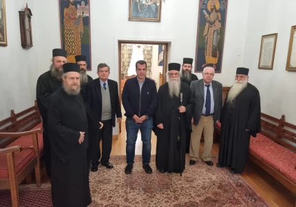 Επίσκεψη Υπουργού Υγείας Θάνου Πλεύρη στο Κέντρο Υγείας Αγίου Όρους