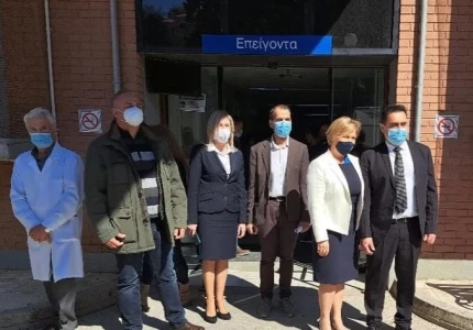 Επίσκεψη της  Αναπληρώτριας Υπουργού Υγείας Μίνας Γκάγκα στη Λήμνο