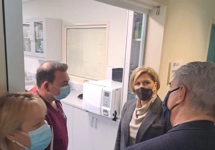 Επίσκεψη Αναπληρώτριας Υπουργού Υγείας Μίνας Γκάγκα στο Γενικό Νοσοκομείο Χαλκίδας