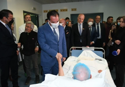 Επίσκεψη του Υπουργού Υγείας Άδωνι Γεωργιάδη και των Υφυπουργών Μάριου Θεμιστοκλέους - Δημήτρη Βαρτζόπουλου σε Νοσοκομεία της Θεσσαλονίκης όπου πραγματοποιήθηκαν τα πρώτα απογευματινά χειρουργεία