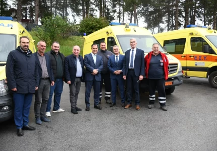 Επίσκεψη του Υπουργού Υγείας Άδωνι Γεωργιάδη σε υγειονομικές μονάδες σε Κοζάνη και Φλώρινα