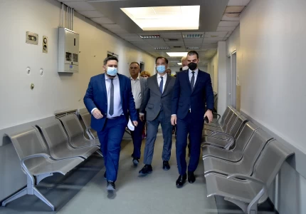 Επίσκεψη του Υπουργού Υγείας Άδωνι Γεωργιάδη και του Υφυπουργού Μάριου Θεμιστοκλέους στο Π.Γ.Ν. και στο Γ.Ν. Λάρισας