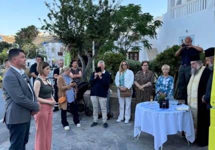 Παρουσία της Αναπληρώτριας Υπουργού Υγείας Ειρήνης Αγαπηδάκη η παράδοση του νέου ασθενοφόρου για το ΚΥ Πάτμου