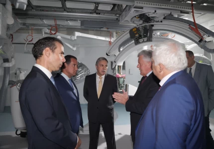 Επίσκεψη του Υπουργού Υγείας Άδωνι Γεωργιάδη και του Υφυπουργού Υγείας Μάριου Θεμιστοκλέους στο νέο Ωνάσειο Εθνικό Μεταμοσχευτικό Κέντρο
