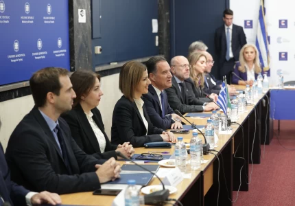 Συνάντηση της πολιτικής ηγεσίας του Υπουργείου Υγείας με τον Υπουργό Υγείας της Σαουδικής Αραβίας κ. Fahad Aljalajel