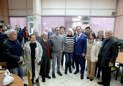 Επίσκεψη  του Υπουργού Υγείας Άδωνι Γεωργιάδη στο 2ο ΚΑΠΗ Γαλατσίου για την επίσημη έναρξη της Δράσης Προληπτικών Εξετάσεων στα ΚΑΠΗ