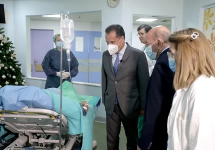 Επίσκεψη του Υπουργού Υγείας Άδωνι Γεωργιάδη στο Κωνσταντοπούλειο Γενικό Νοσοκομείο Ν. Ιωνίας 
