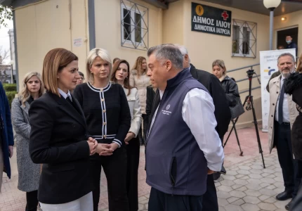 Παρουσία της Αναπληρώτριας Υπουργού Υγείας Ειρήνης Αγαπηδάκη η δράση των Κινητών Ομάδων Υγείας (ΚΟΜΥ) στο Ίλιον
