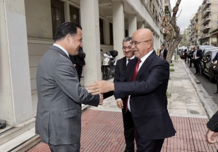 Συνάντηση της πολιτικής ηγεσίας του Υπουργείου Υγείας με τον Υπουργό Υγείας της Δημοκρατίας του Ιράκ